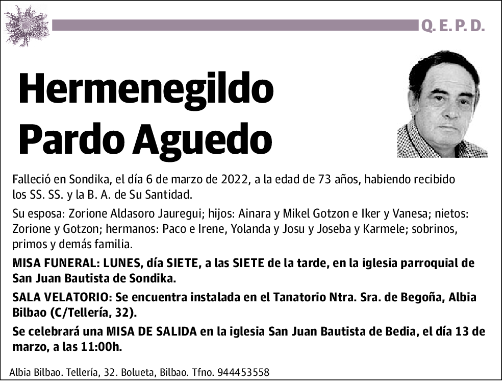 Hermenegildo Pardo Aguedo