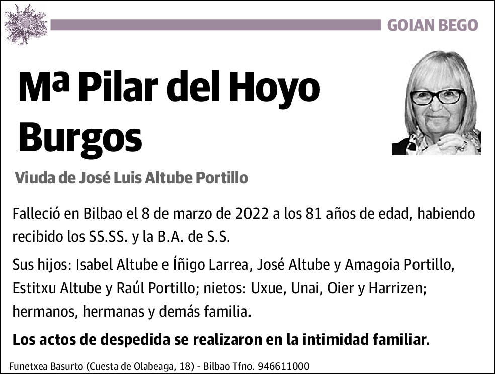 Pilar Del Hoyo Burgos