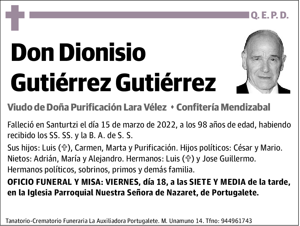 Dionisio Gutiérrez Gutiérrez