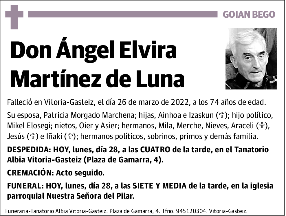Ángel Elvira Martínez de Luna