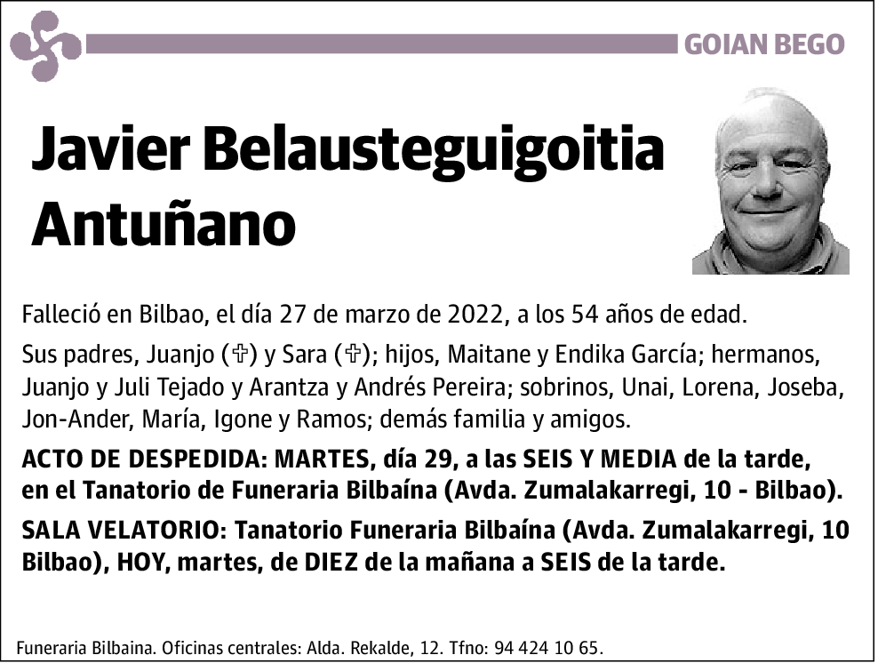 Javier Belausteguigoitia Antuñano