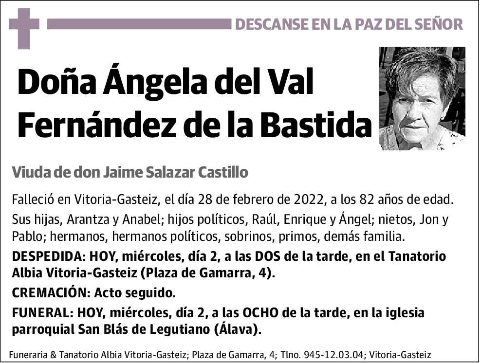 Ángela del Val Fernandez de la Bastida