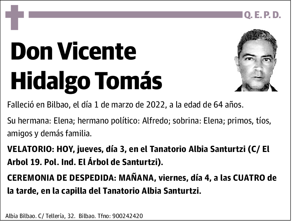 Vicente Hidalgo Tomás