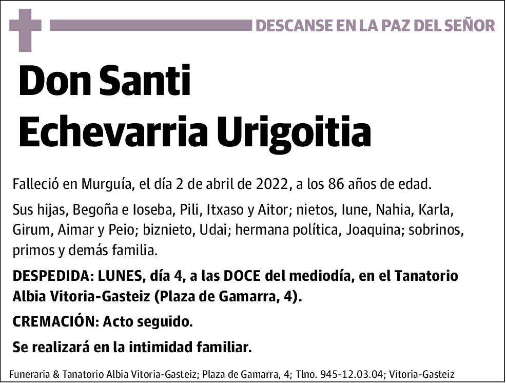 Santi Echevarria Urigoitia