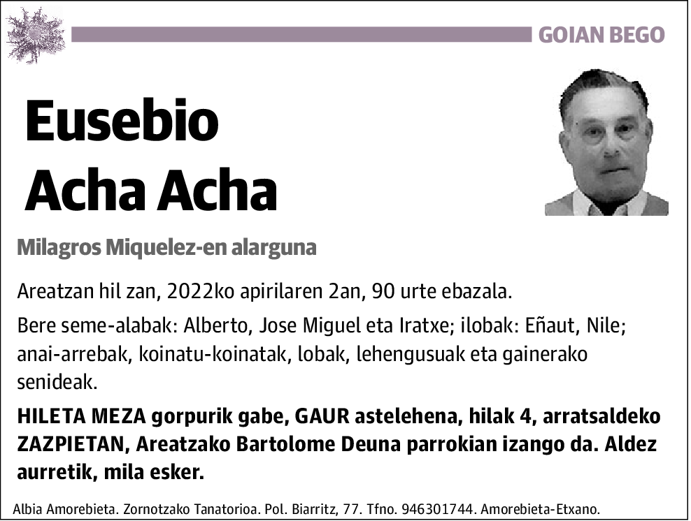 Eusebio Acha Acha