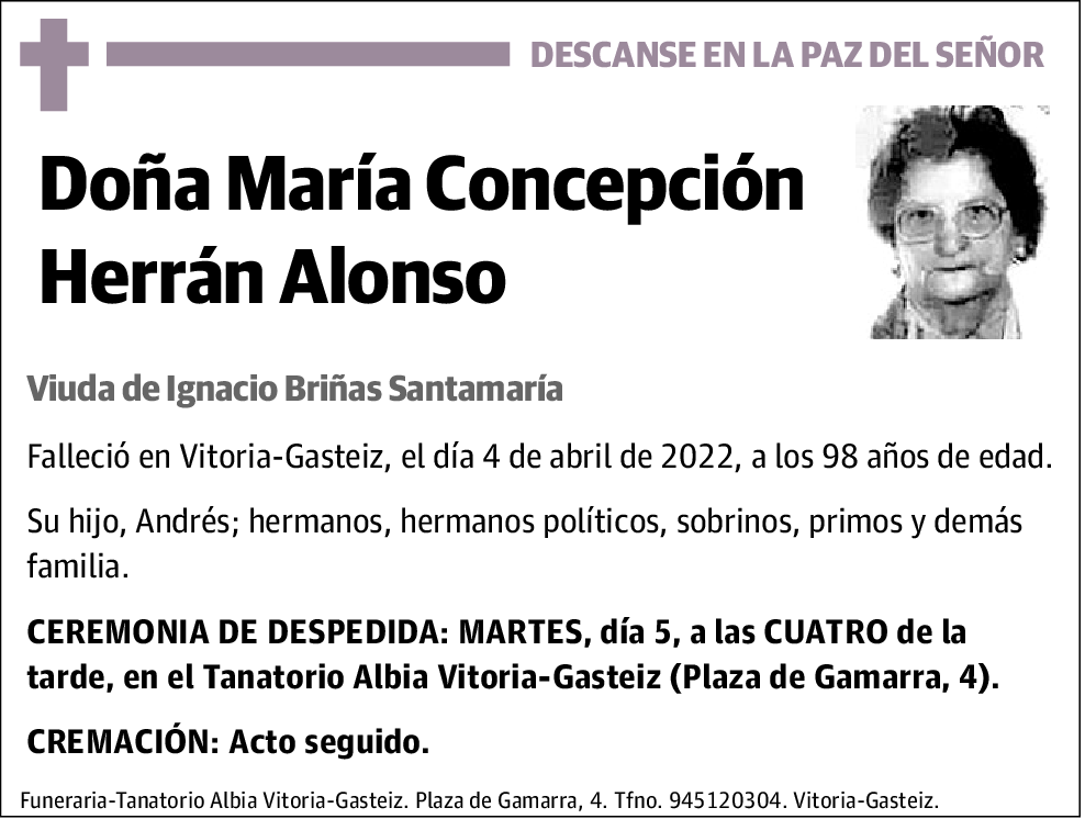 María Concepción Herrán Alonso