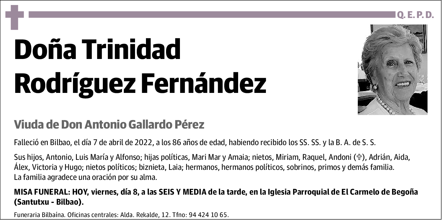 Trinidad Rodríguez Fernández