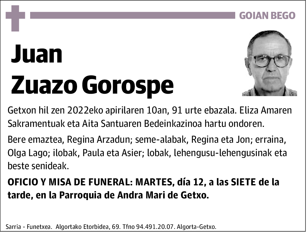 Juan Zuazo Gorospe