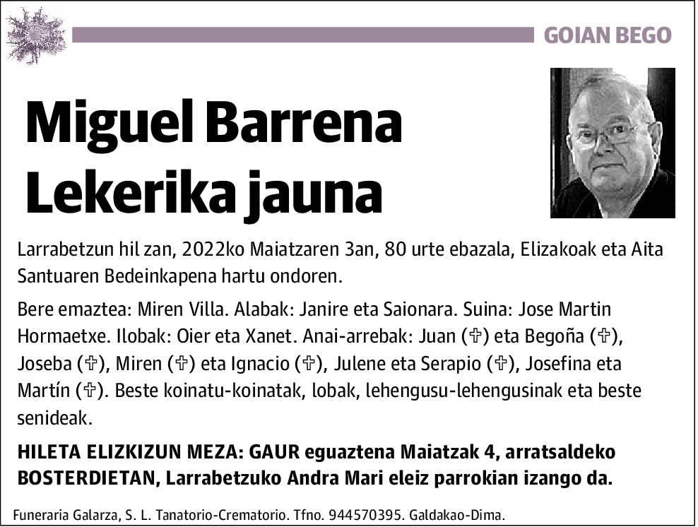 Miguel Barrena Lekerika