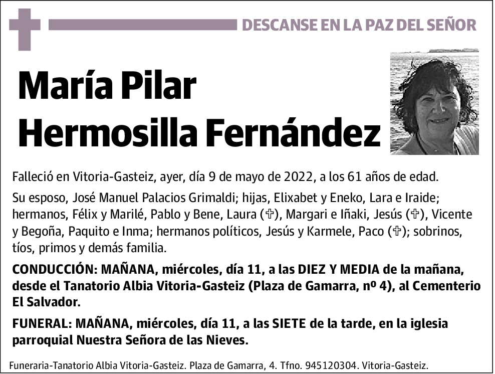 María Pilar Hermosilla Fernández