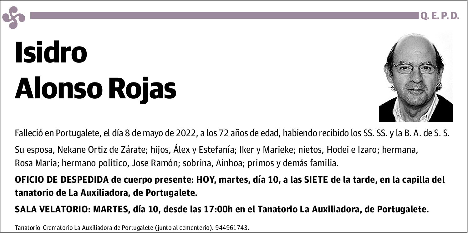 Isidro Alonso Rojas