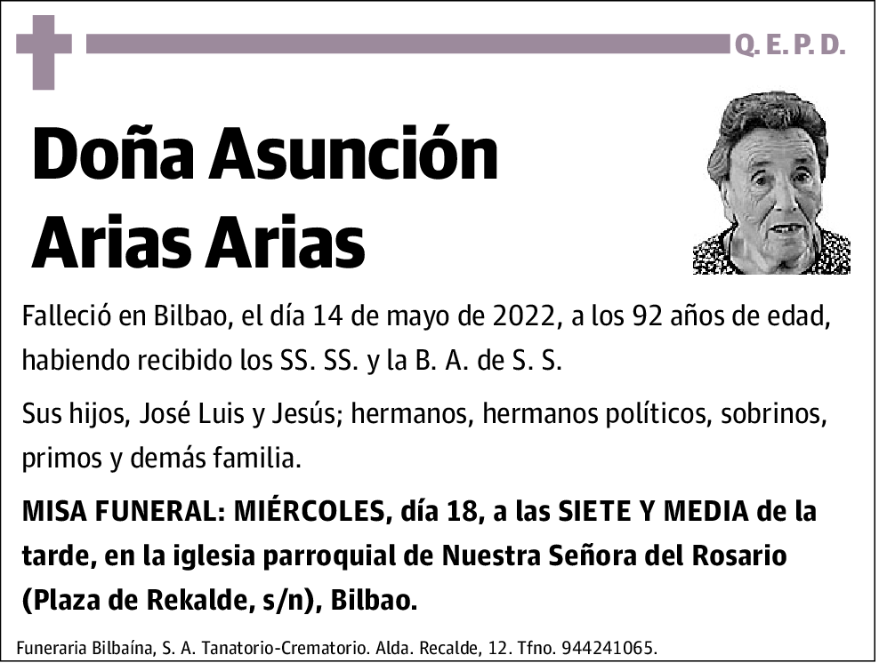 Asunción Arias Arias
