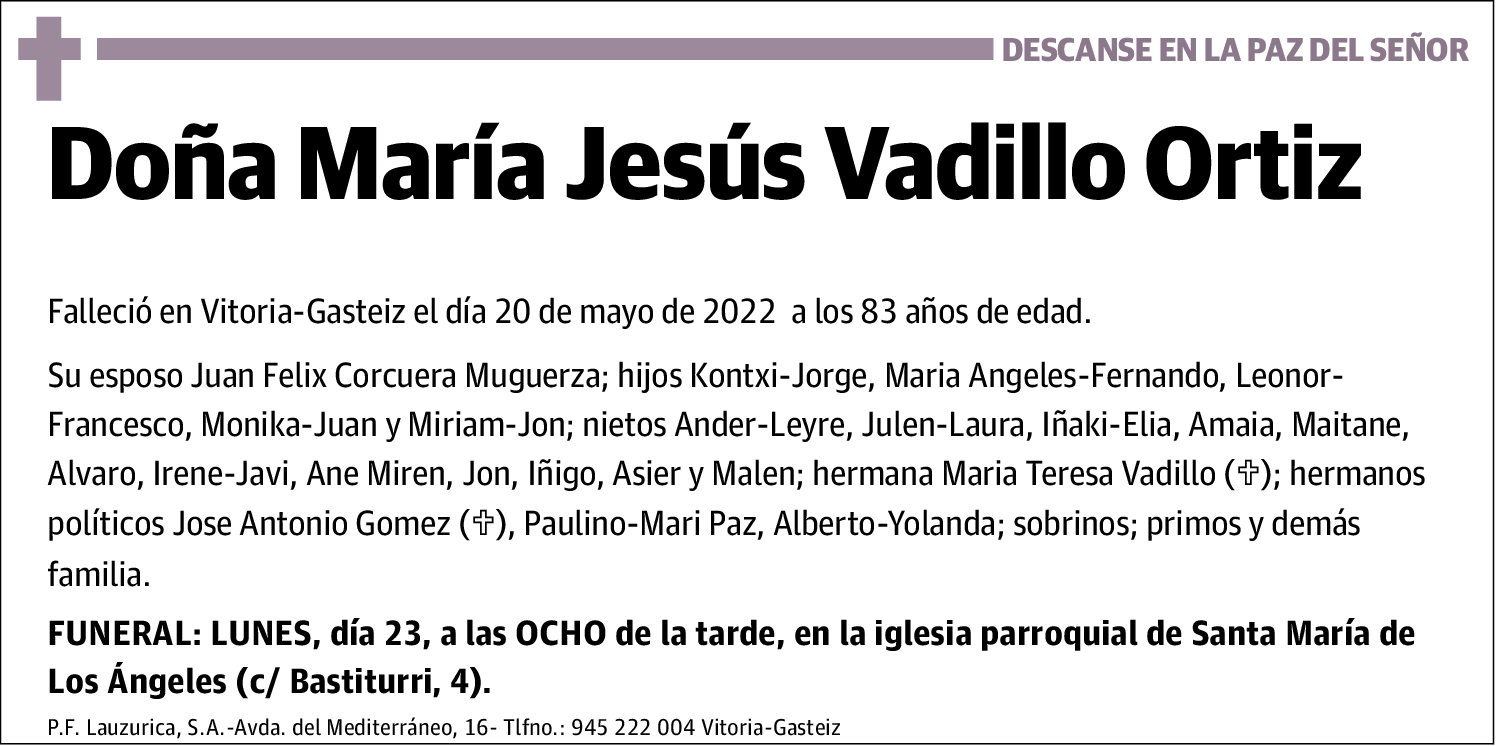 María Jesús Vadillo Ortiz