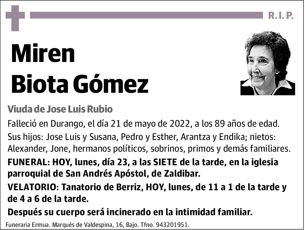 Miren Biota Gómez