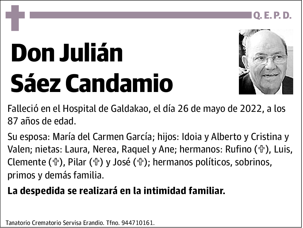 Julián Sáez Candamio