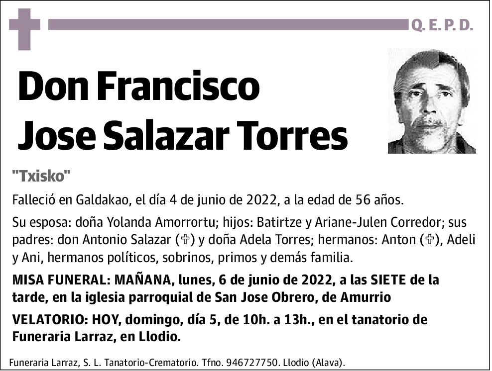 Francisco Jose Salazar Torres