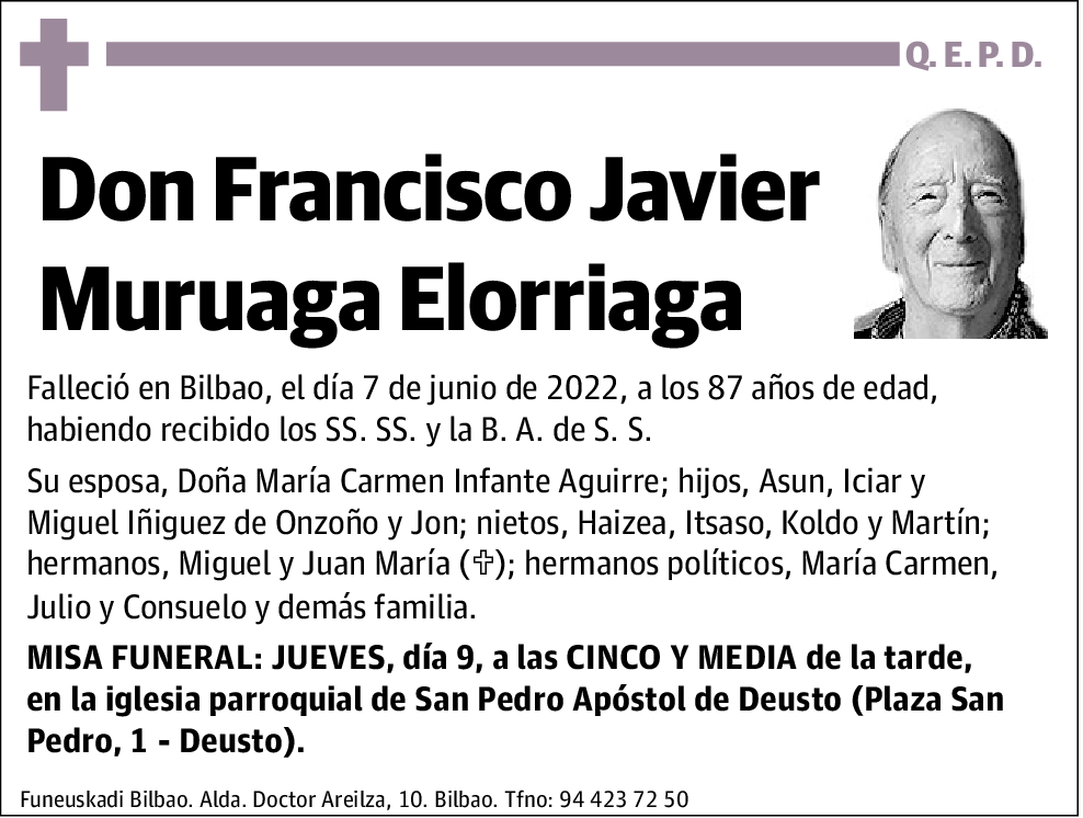 Francisco Javier Muruaga Elorriaga