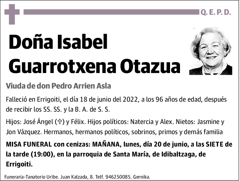 Isabel Guarrotxena Otazua