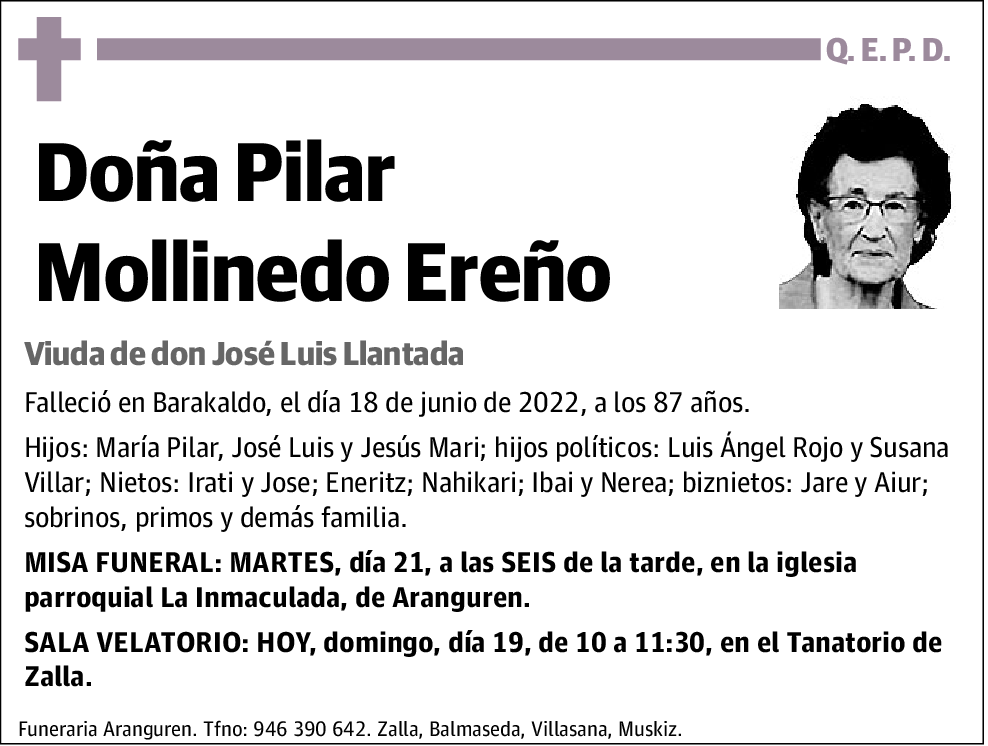 Pilar Mollinedo Ereño