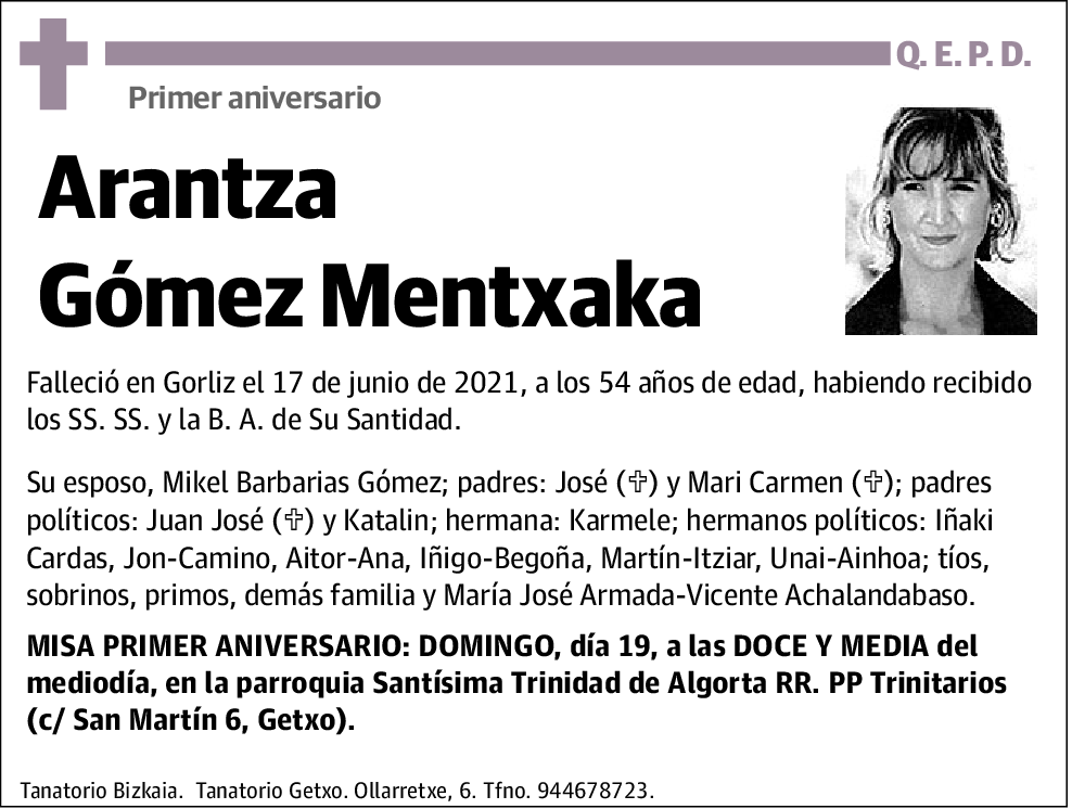 Arantza Gomez Mentxaka