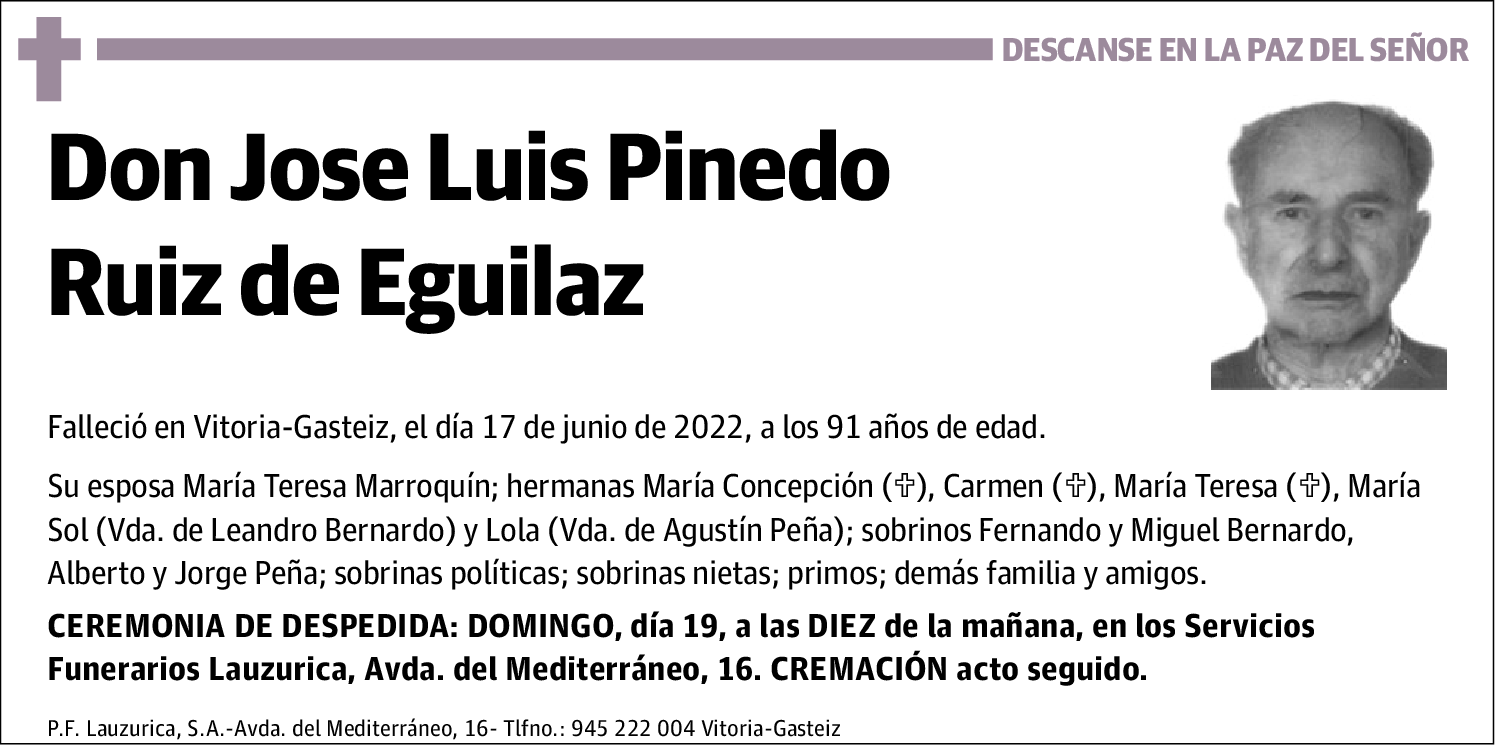 Jose Luis Pinedo Ruiz de Eguilaz