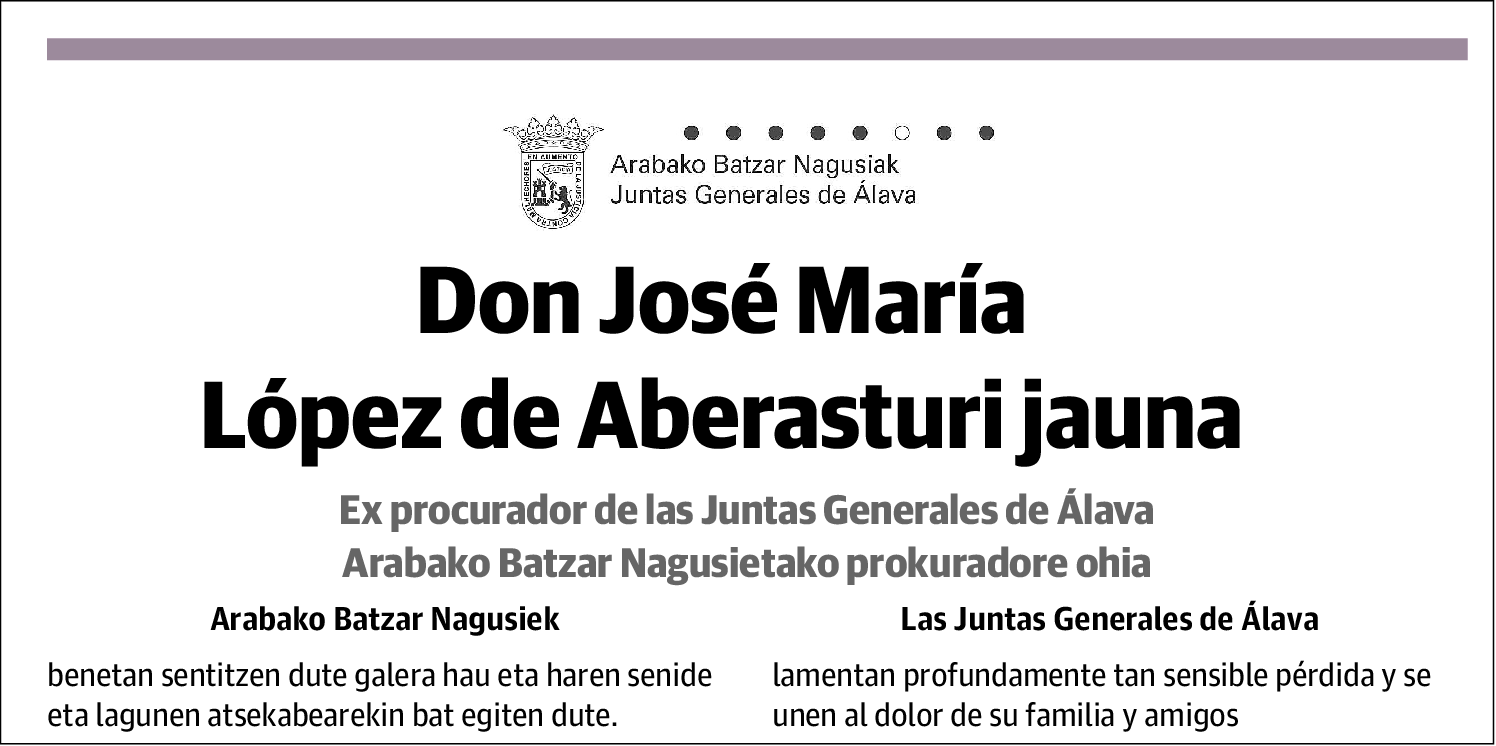 José María López De Aberasturi Barrón