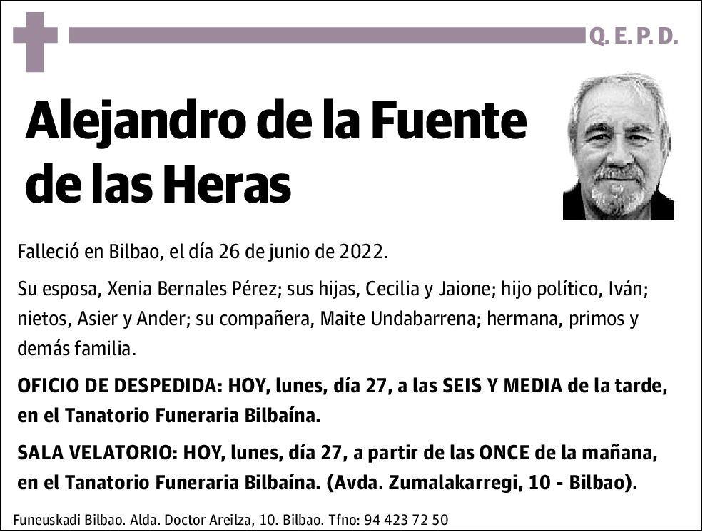 Alejandro de la Fuente de las Heras