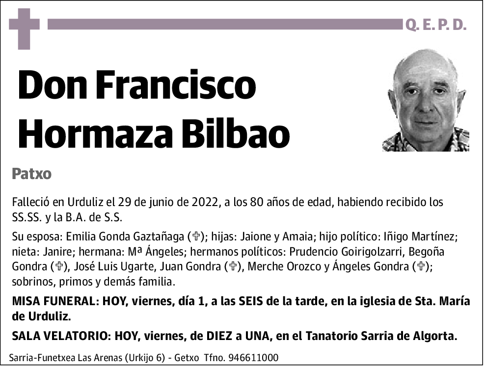 Francisco Hormaza Bilbao