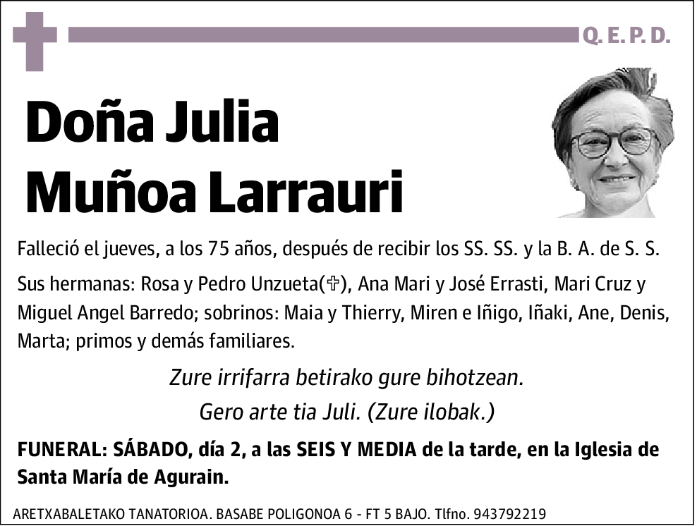 Julia Muñoa Larrauri