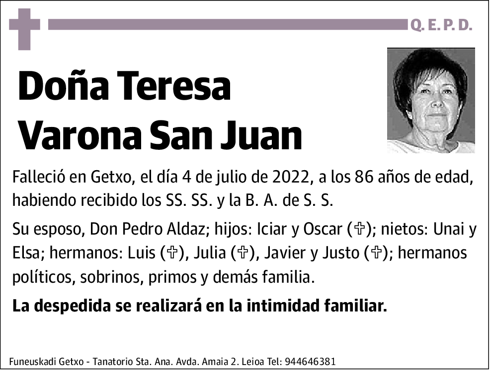 Teresa Varona San Juan