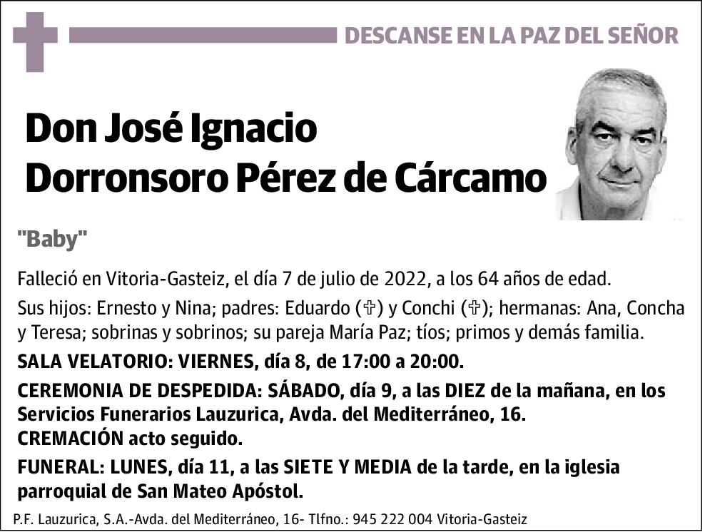José Ignacio Dorronsoro Pérez de Cárcamo