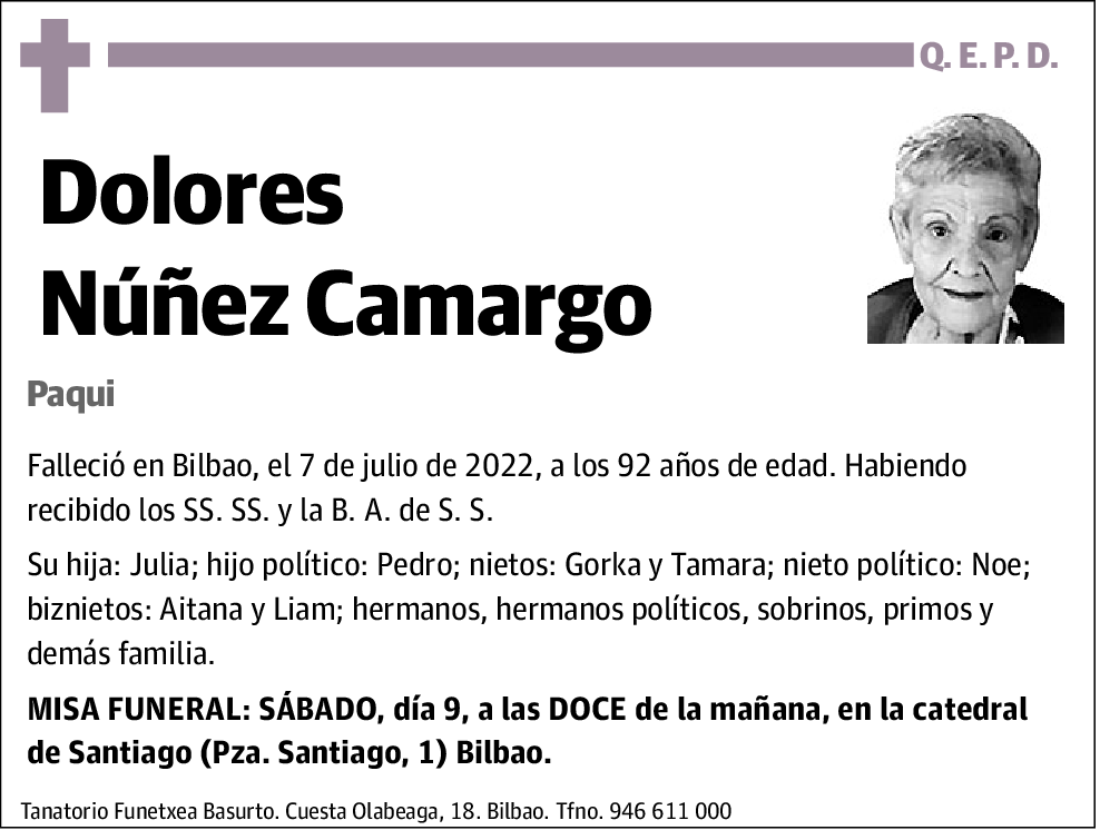 Dolores Núñez Camargo