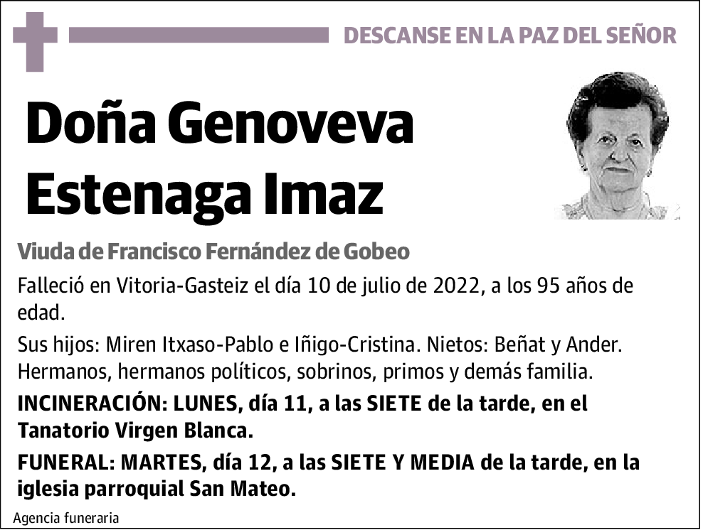 Genoveva Estenaga Imaz