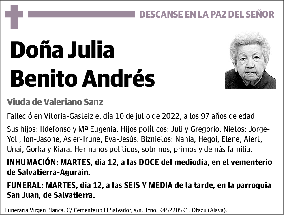 Julia Benito Andrés