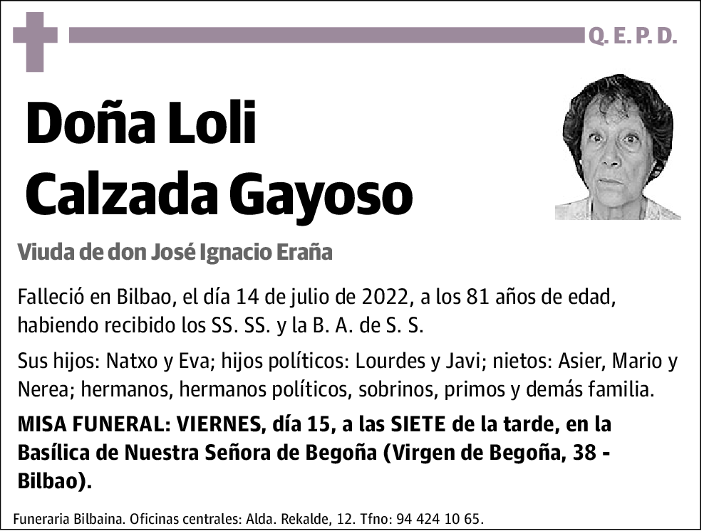 Loli Calzada Gayoso