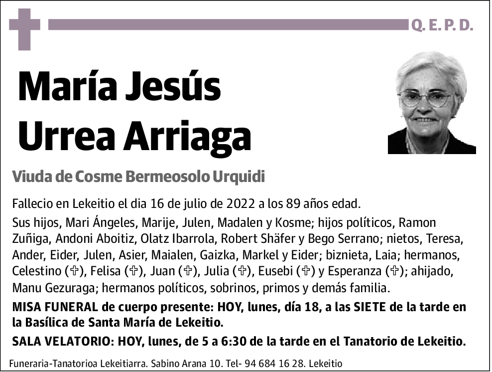 María Jesús Urrea Arriaga