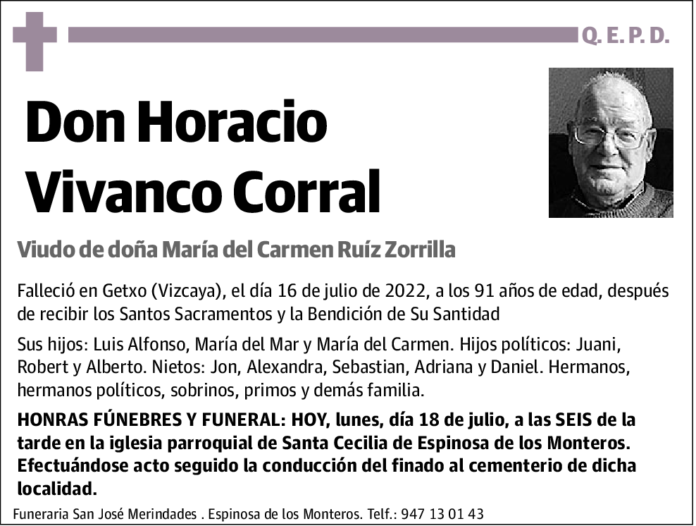 Horacio Vivanco Corral