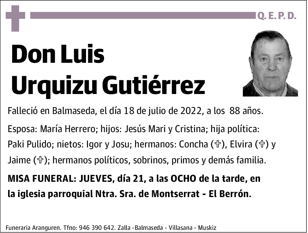 Luis Urquizu Gutiérrez