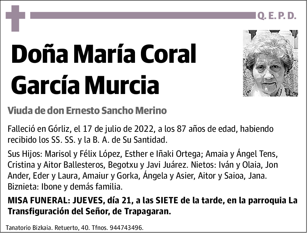 María Coral García Murcia