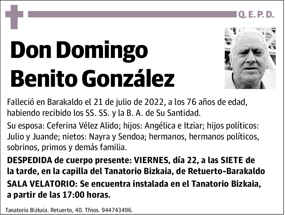 Domingo Benito González
