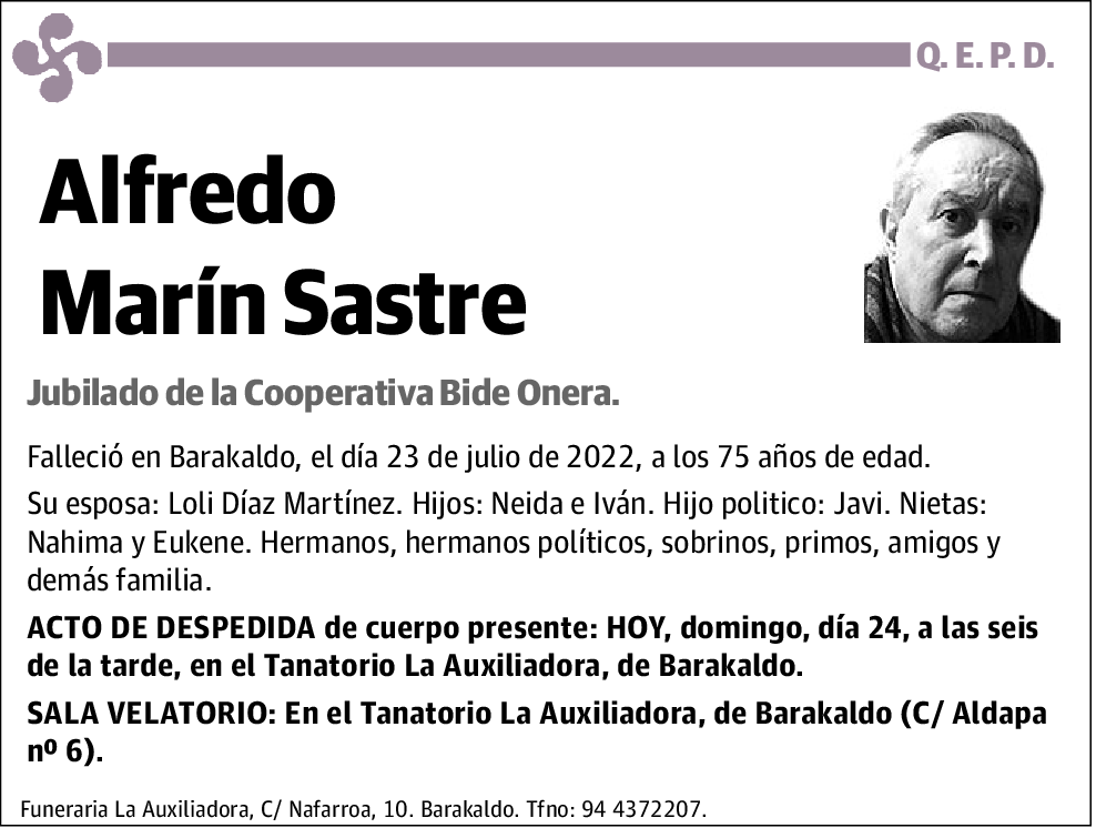 Alfredo Marín Sastre