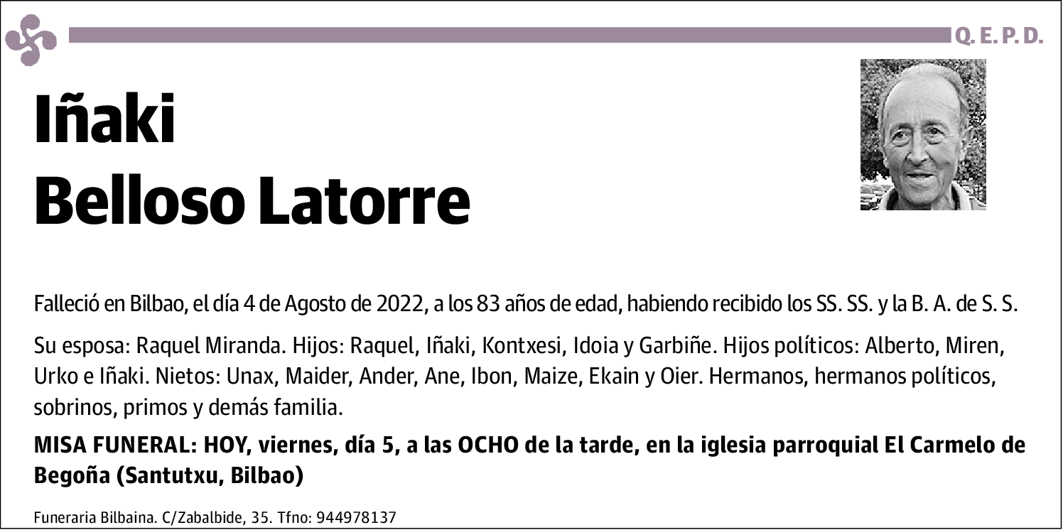 Iñaki Belloso Latorre
