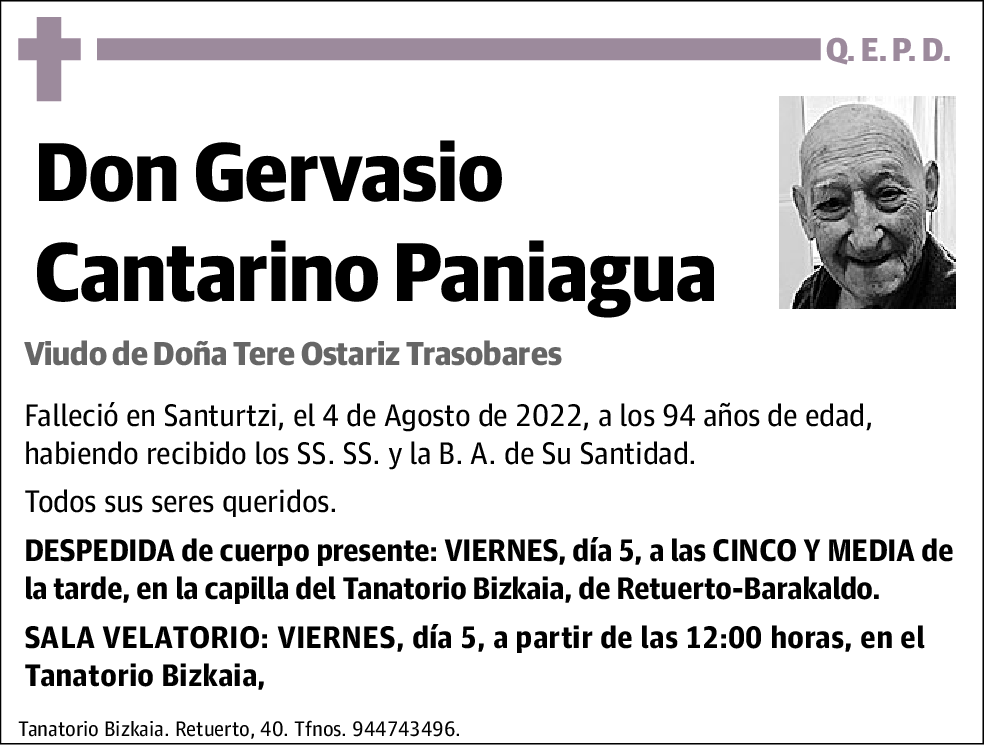 Gervasio Cantarino Paniagua