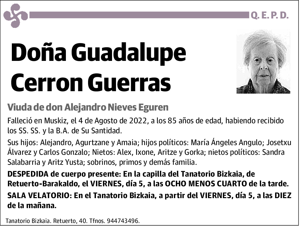 Guadalupe Cerron Guerras