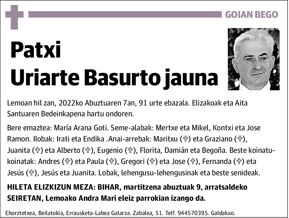 Patxi Uriarte Basurto