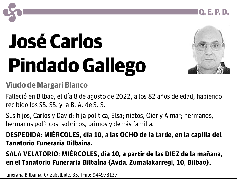 José Carlos Pindado Gallego