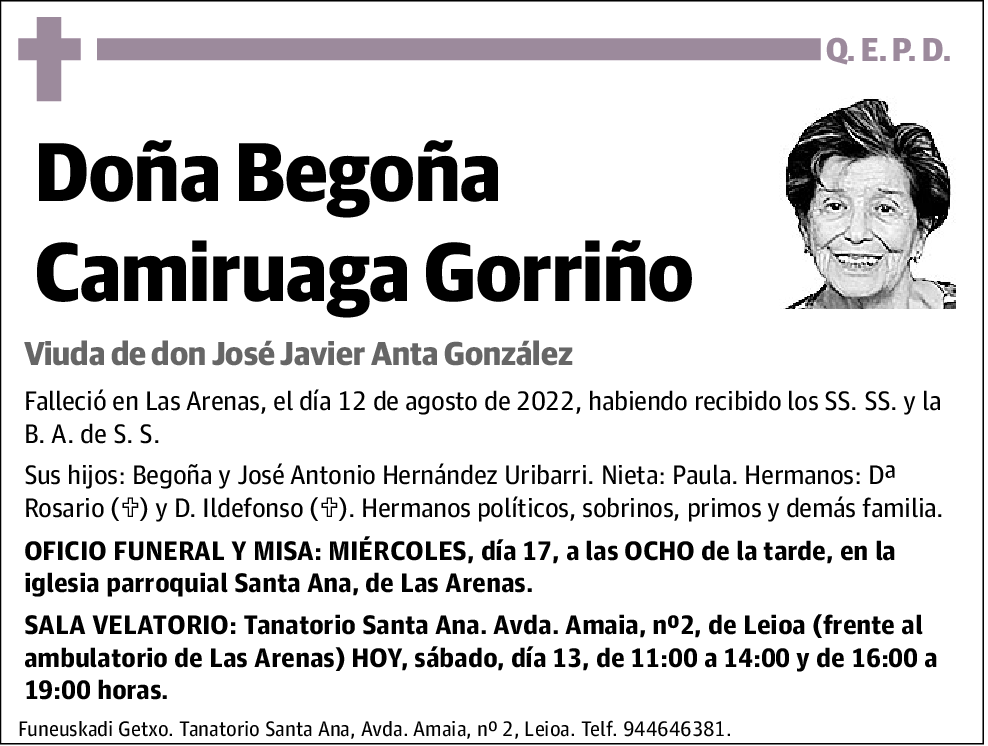 Begoña Camiruaga Gorriño