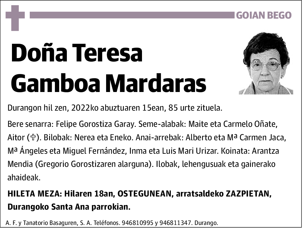 Teresa Gamboa Mardaras