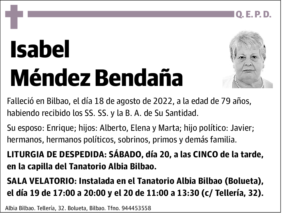 Isabel Méndez Bendaña