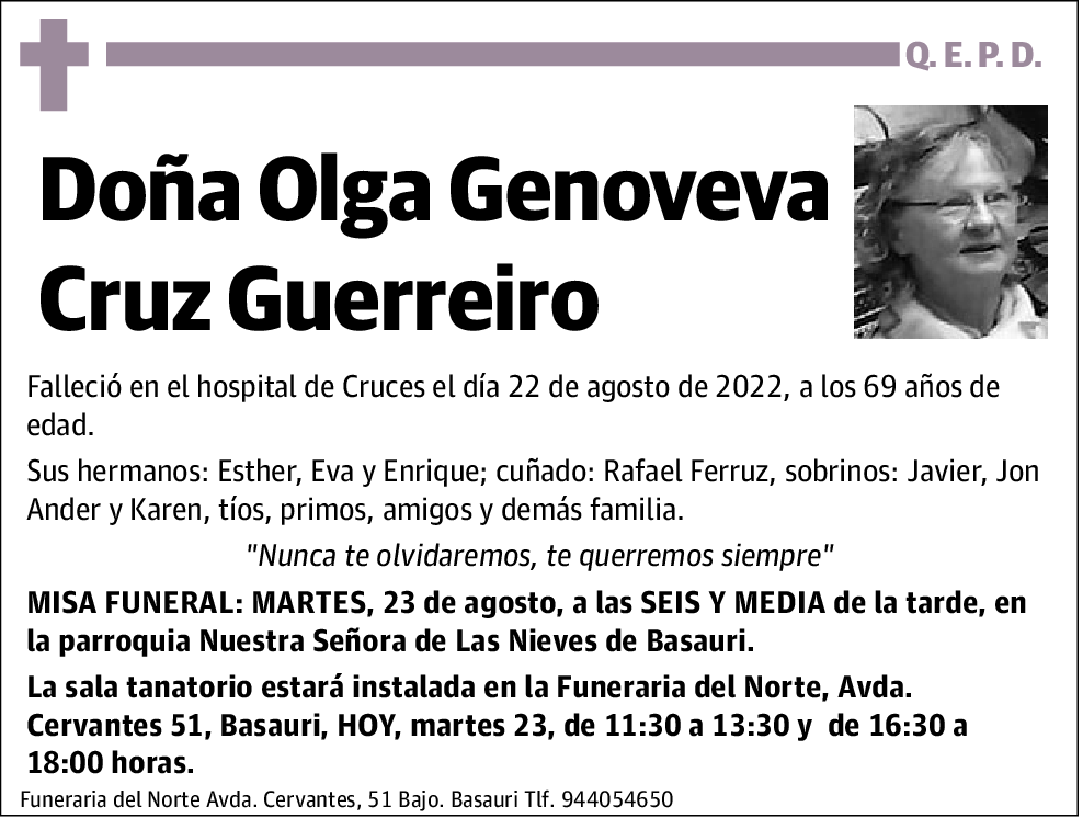 Olga Genoveva Cruz Guerrero